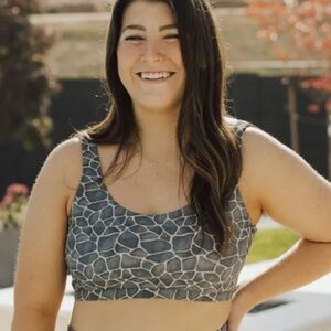 Current Tyed Clothing The Kai Women's Scoop Neck Bikini Top, Sz XL